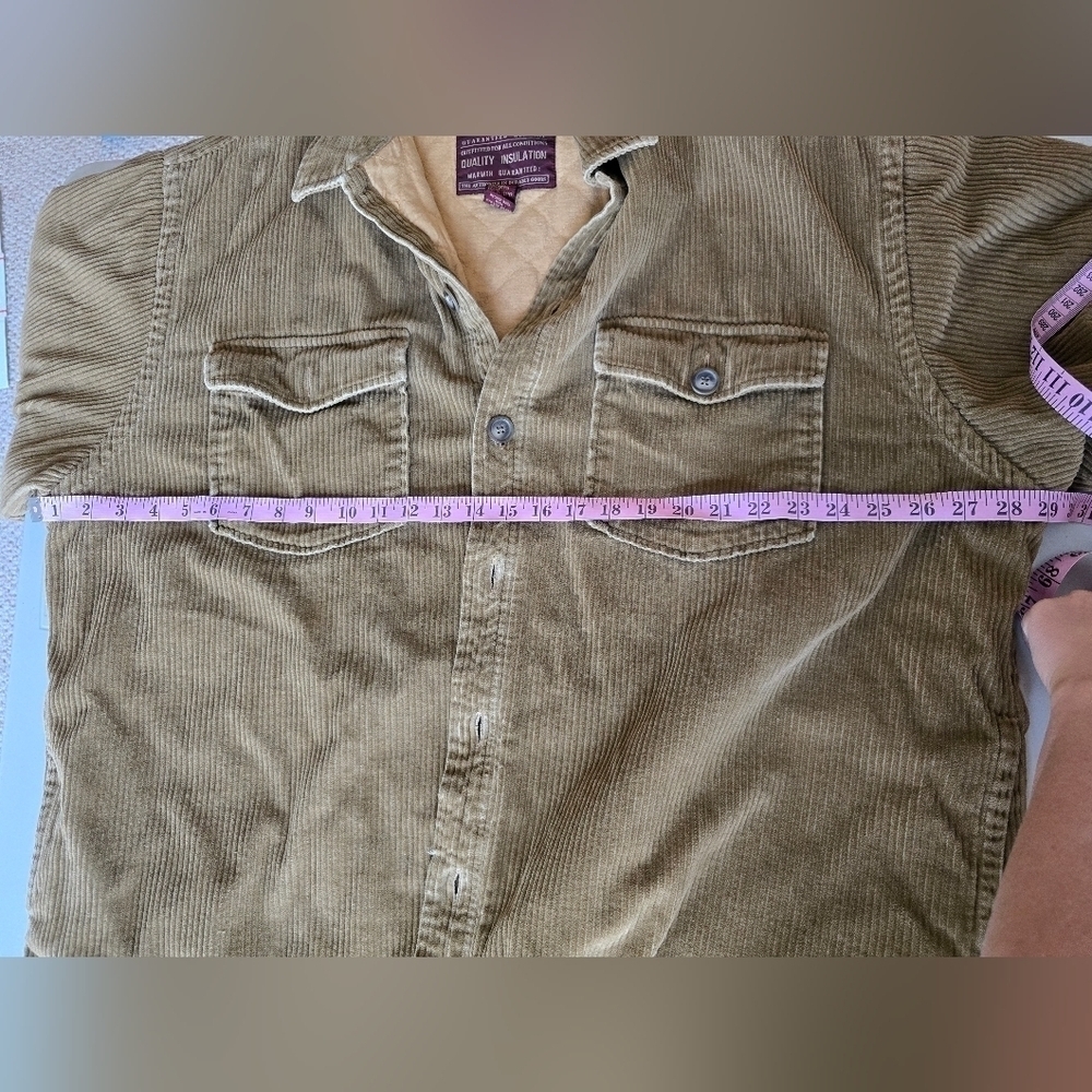 Vintage Abercrombie & Fitch Men's Tan Corduroy Jacket Size XL. - Picture 7 of 8